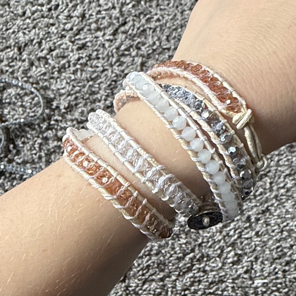 Victoria Emerson Elegant Multi-Color Beaded Wrap Bracelet - Picture 4 of 8